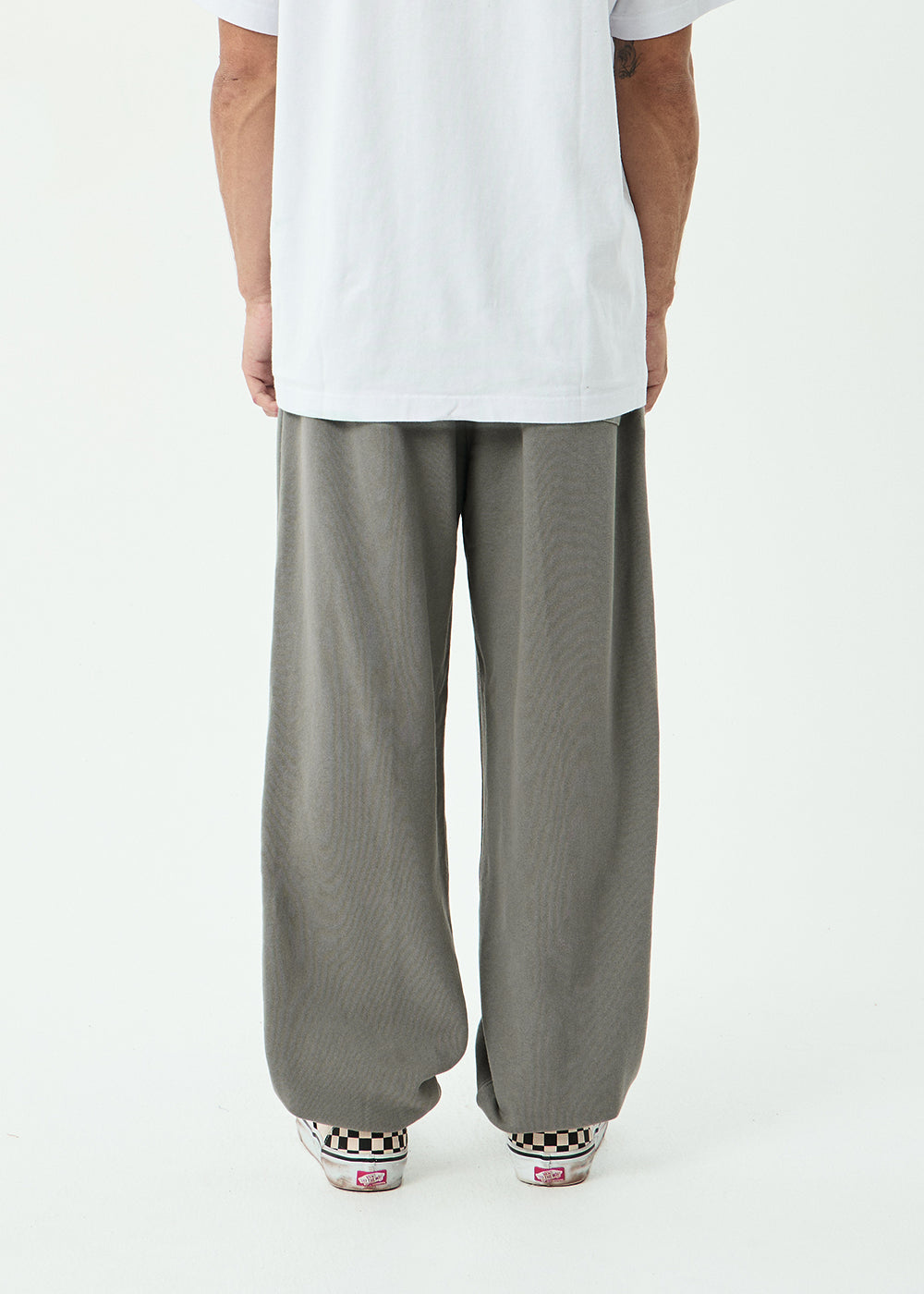 AFENDS Mens Genesis - Track Pant - Washed Sycamore