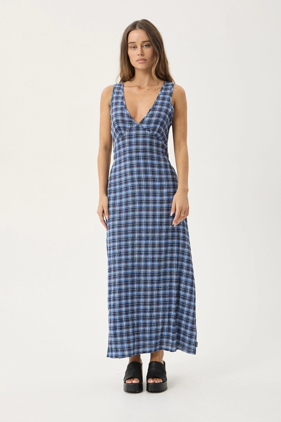 AFENDS Womens Tully - Seersucker Maxi Dress AFENDS Womens Tully - Seersucker Maxi Dress