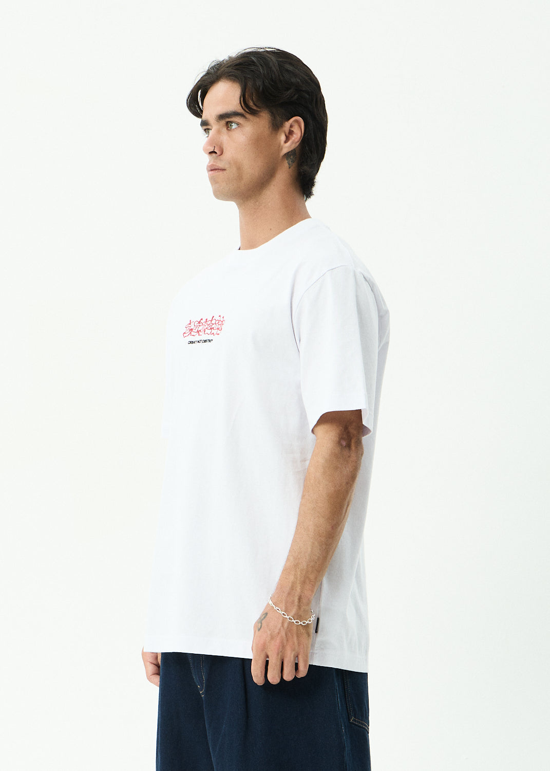 AFENDS Core - Retro Tee - White