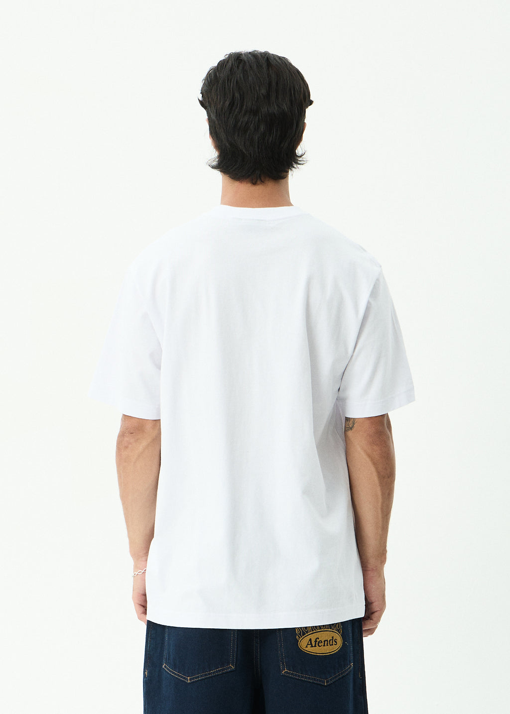AFENDS Core - Retro Tee - White