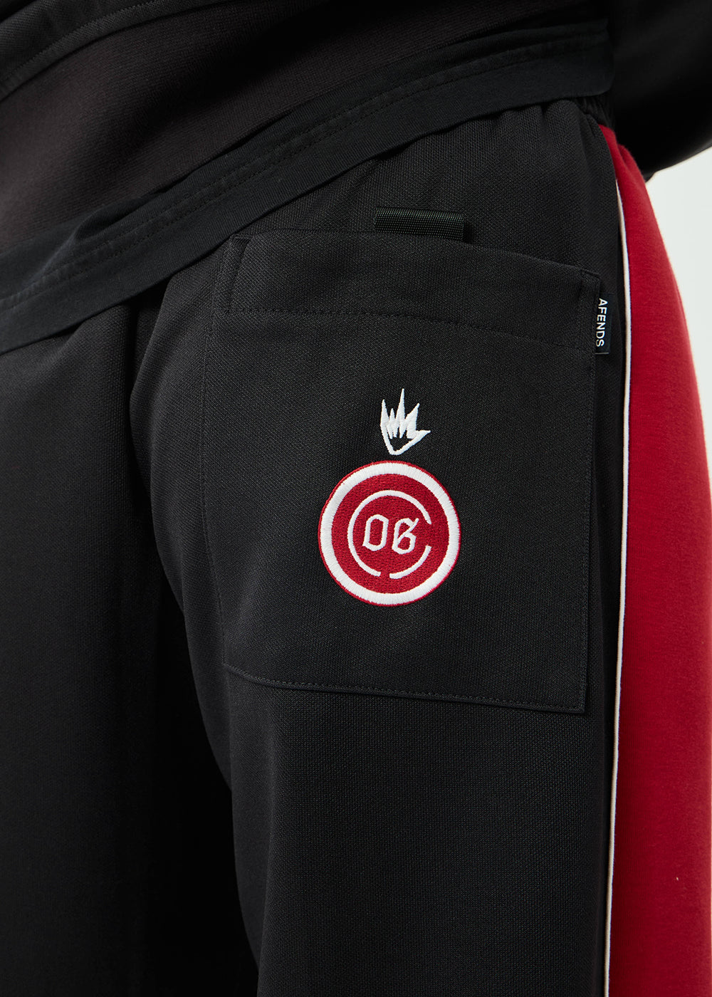 AFENDS Mens Holloway - Track Pant - Black