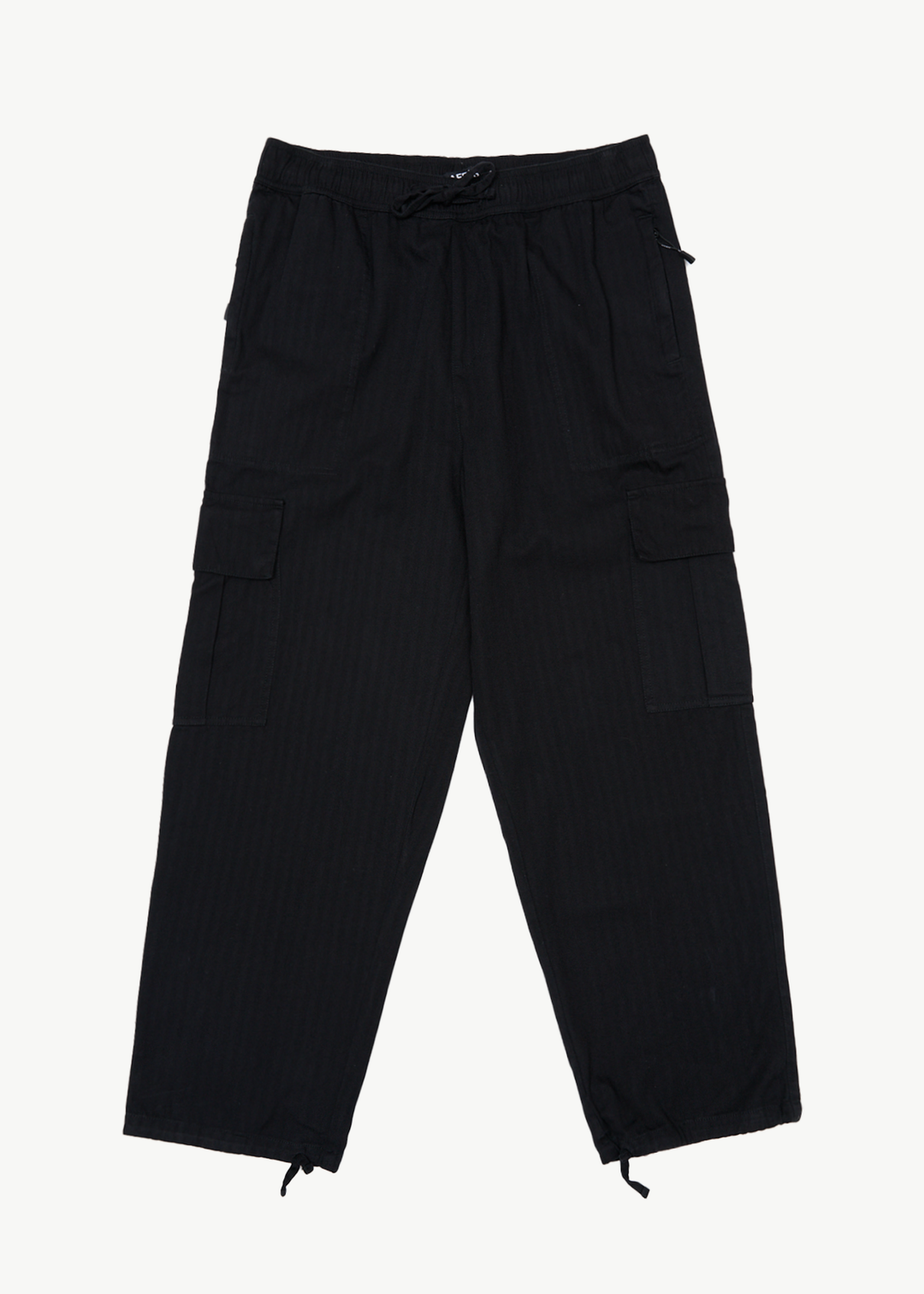 AFENDS Mens Atlas - Cargo Pants - Black 