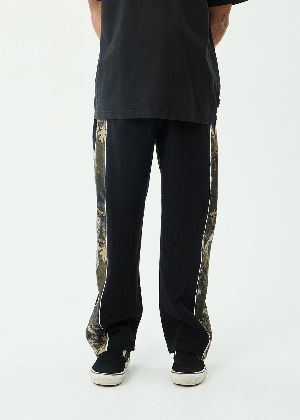 AFENDS Mens Find Me - Track Pant - Black