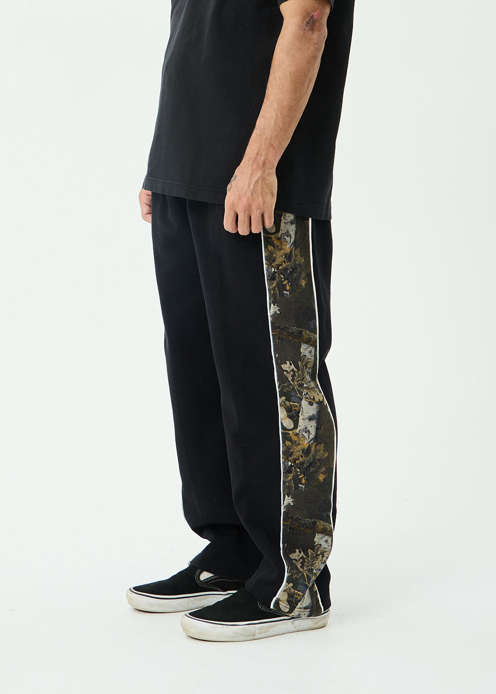 AFENDS Mens Find Me - Track Pant - Black