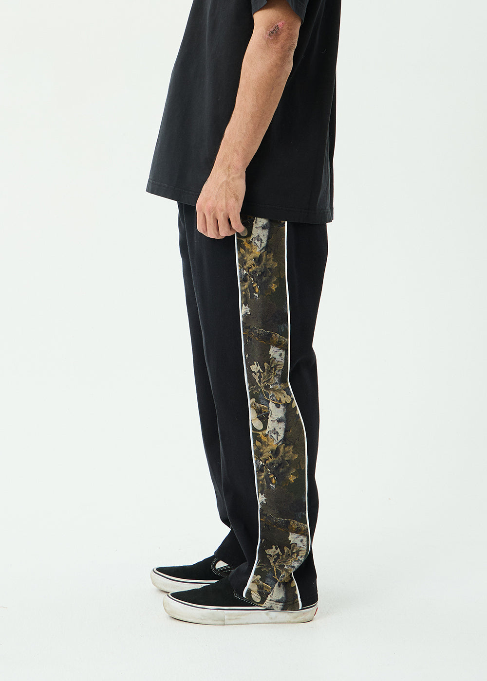 AFENDS Mens Find Me - Track Pant - Black