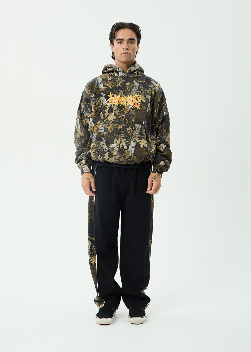 AFENDS Mens Find Me - Track Pant - Black