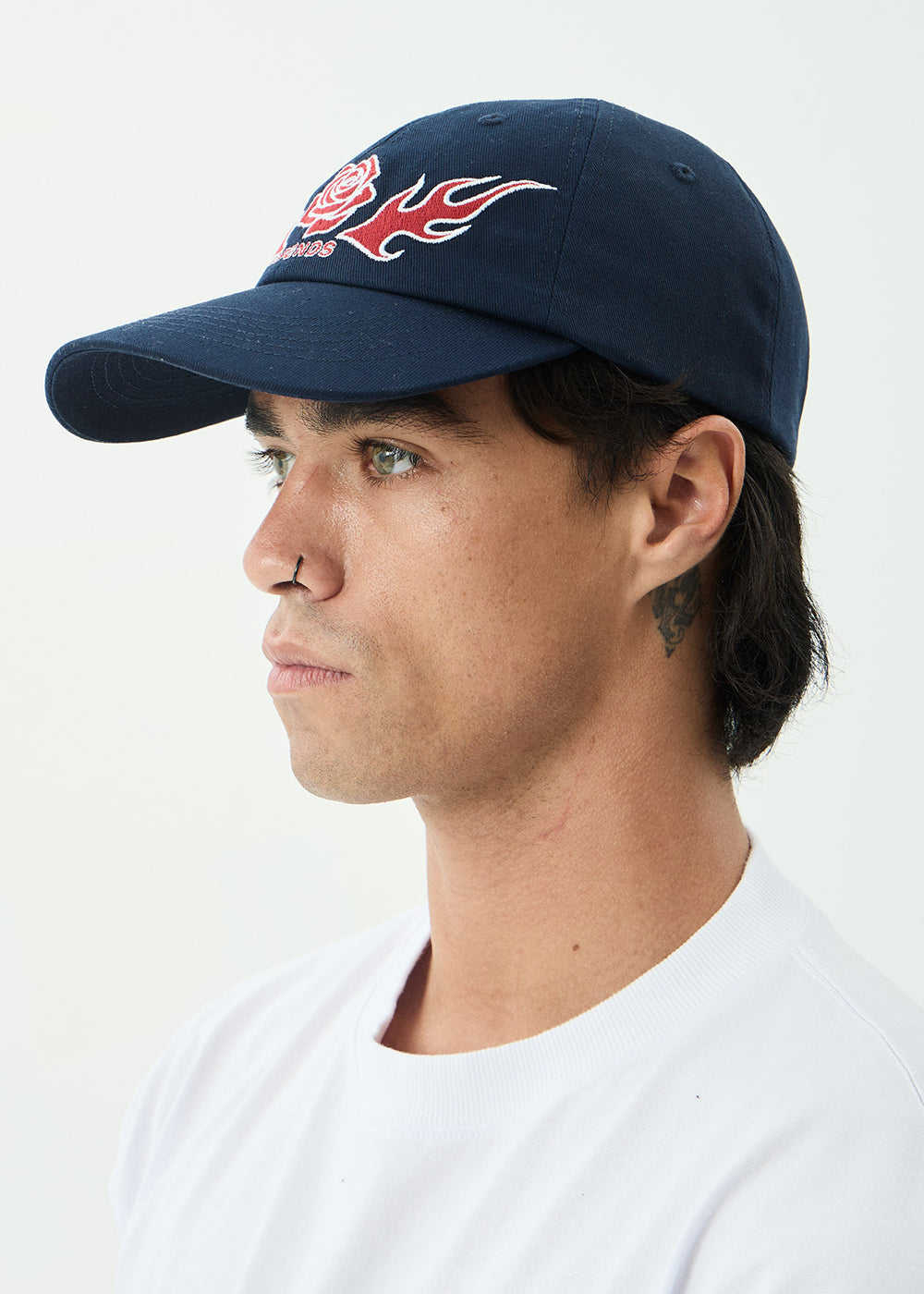 AFENDS Womens Desert Rose - Panelled Cap - Navy