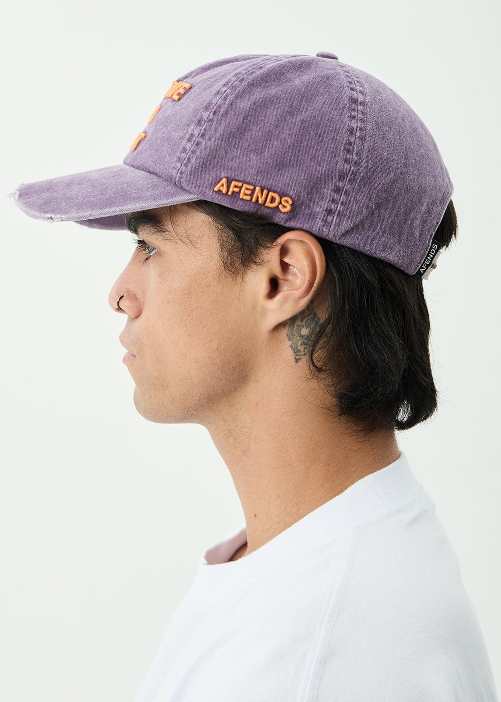 AFENDS Womens Loop State - 5 Panel Cap - Aubergine