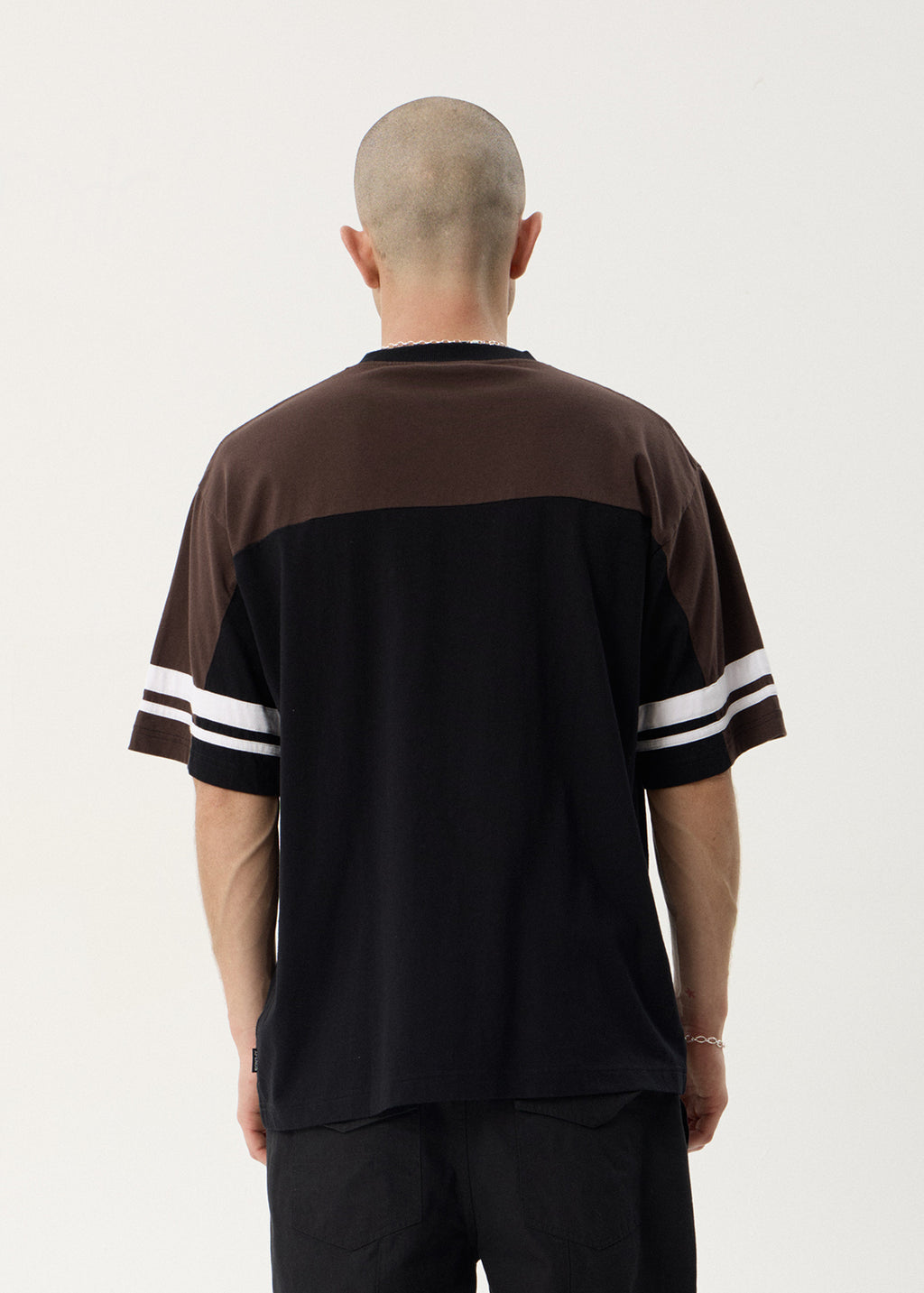 AFENDS Mens Origin - Boxy Vintage Tee - Black