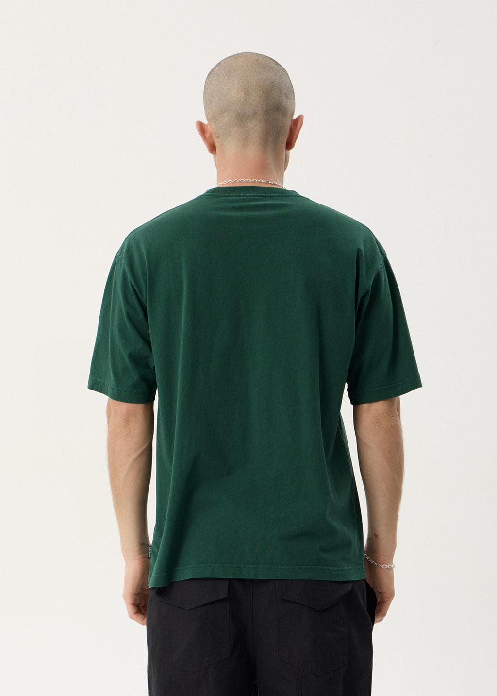 AFENDS Mens Horoscope - Boxy Tee - Washed Pine