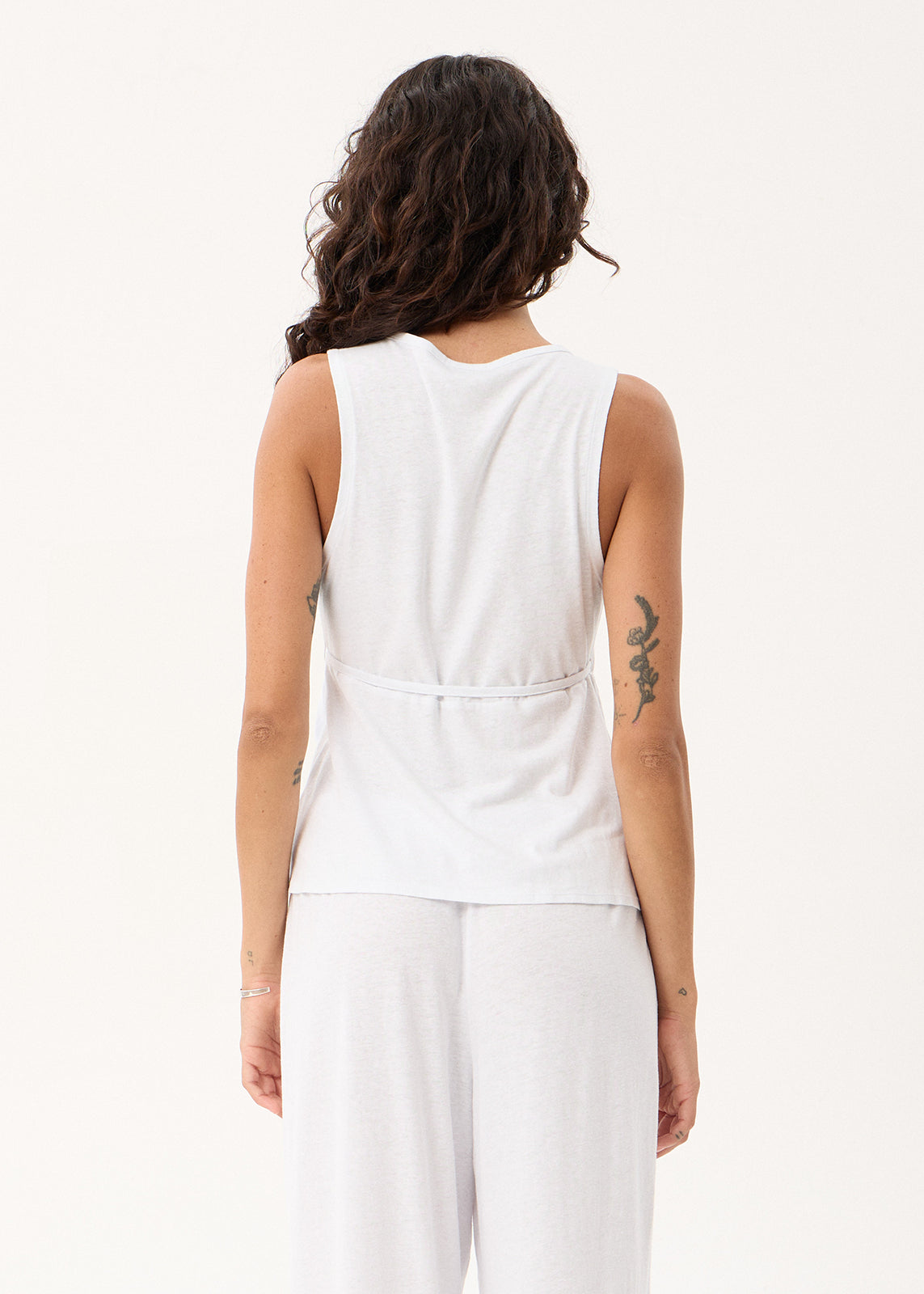 AFENDS Tiara - Wrap Top - White