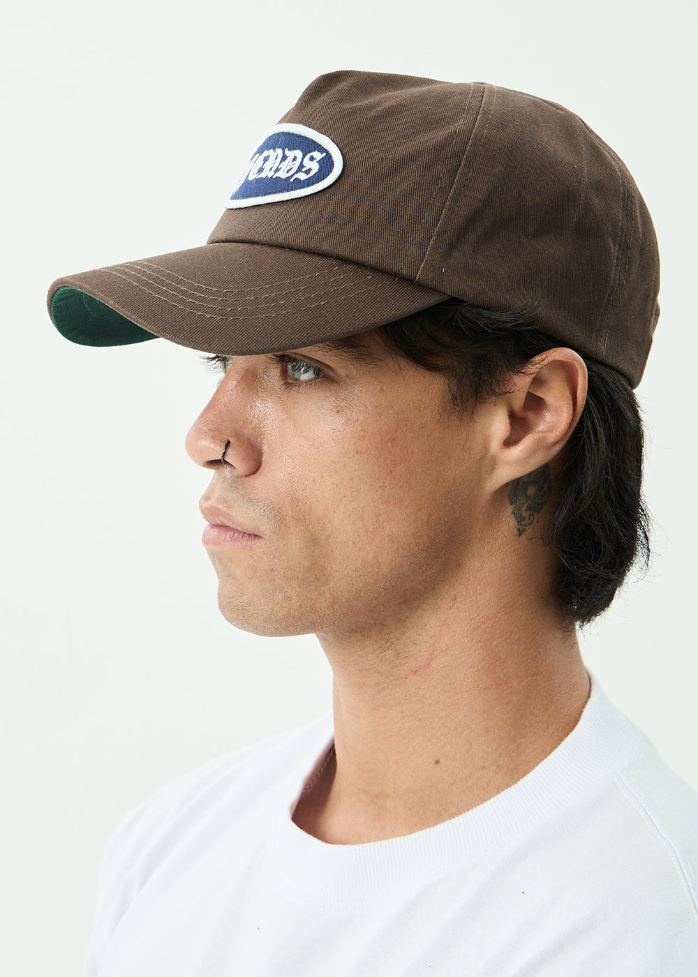 AFENDS Mens Summit - Five Panel Cap - Coffee