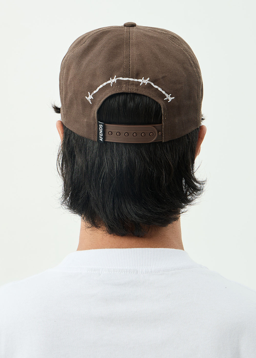 AFENDS Mens Summit - Five Panel Cap - Coffee