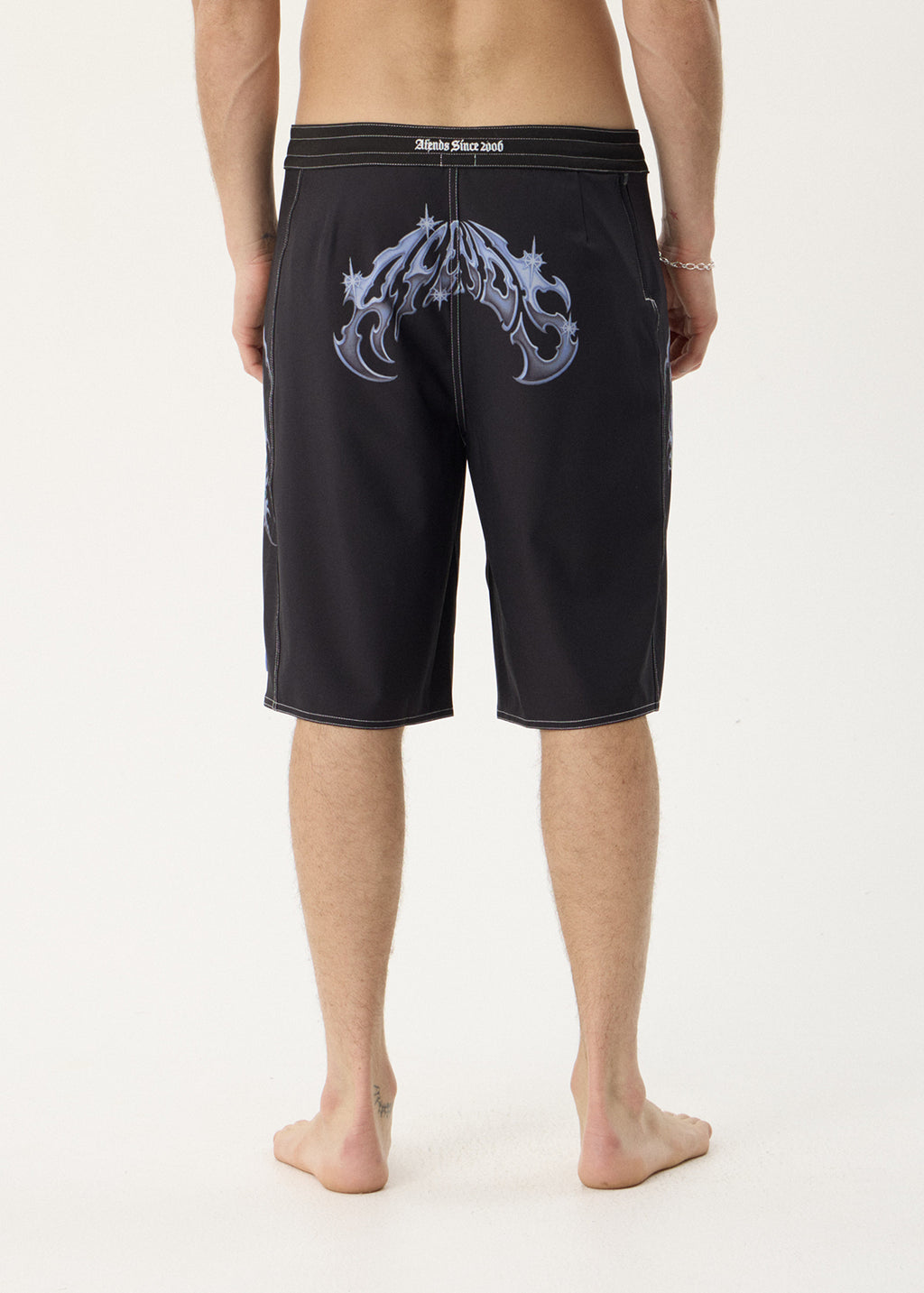 AFENDS Mens Scorpius - Surf Related V2 Boardshort 22" - Black