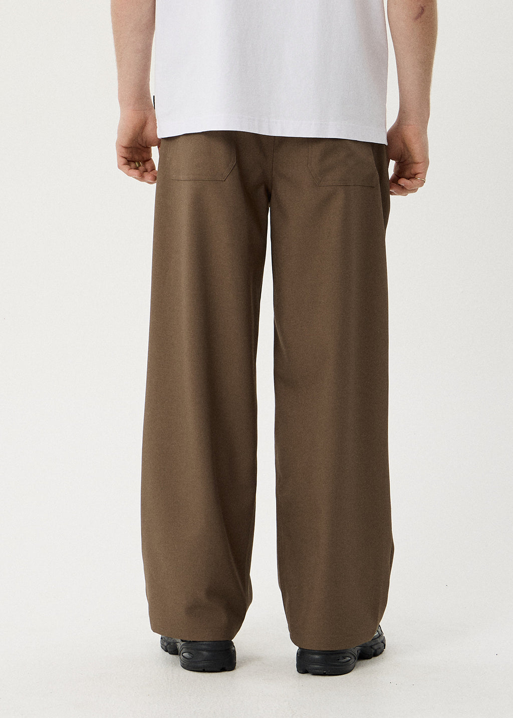 AFENDS Mens Pablo - Baggy Pant - Fossil