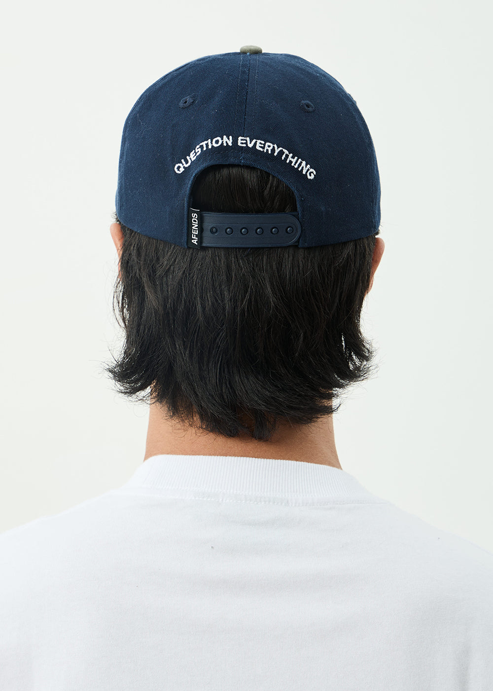 AFENDS Mens Burnin - Six Panel Cap - Deep Sea / Sycmore