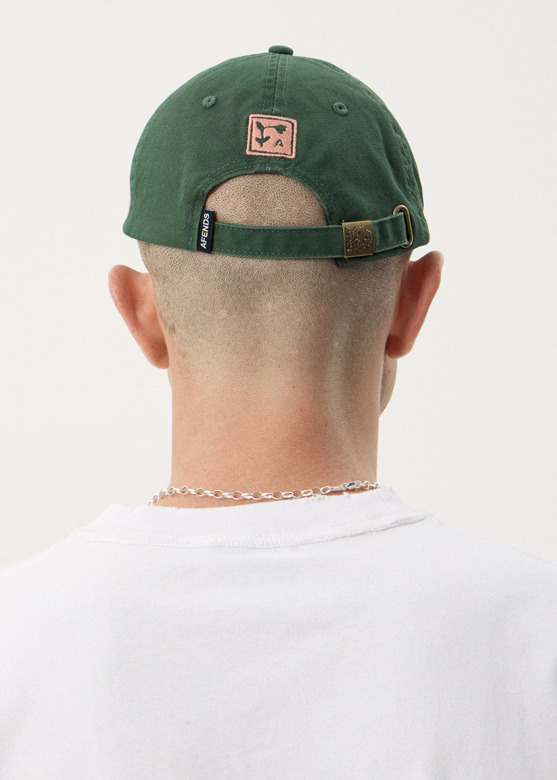 AFENDS Unisex Real Life - Six Panel Cap - Pine