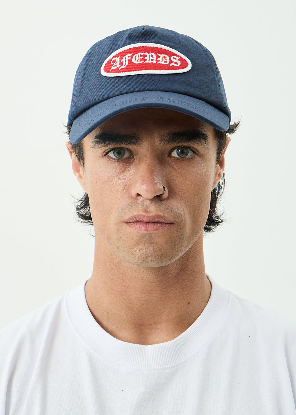 AFENDS Mens Summit - Five Panel Cap - Deep Sea