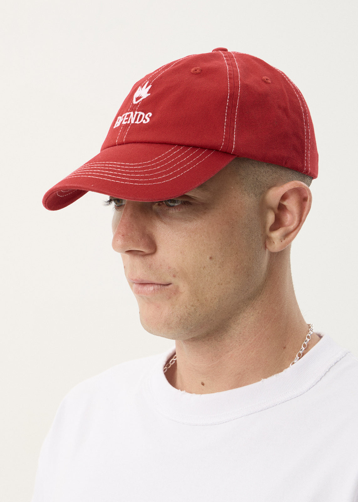 AFENDS Unisex Burnin - Six Panel Cap - Ketchup