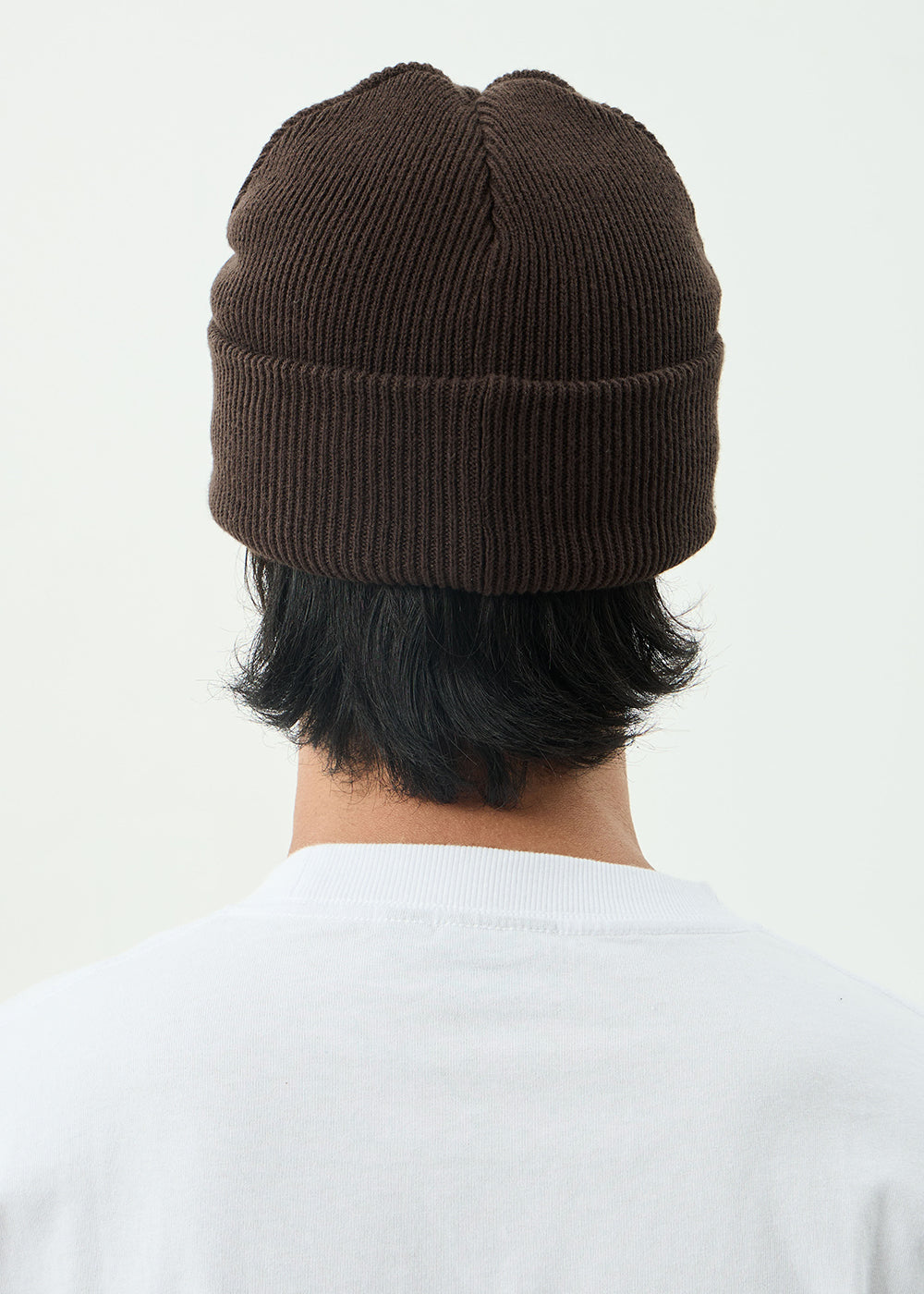AFENDS Mens Home - Cuffed Beanie - Coffee