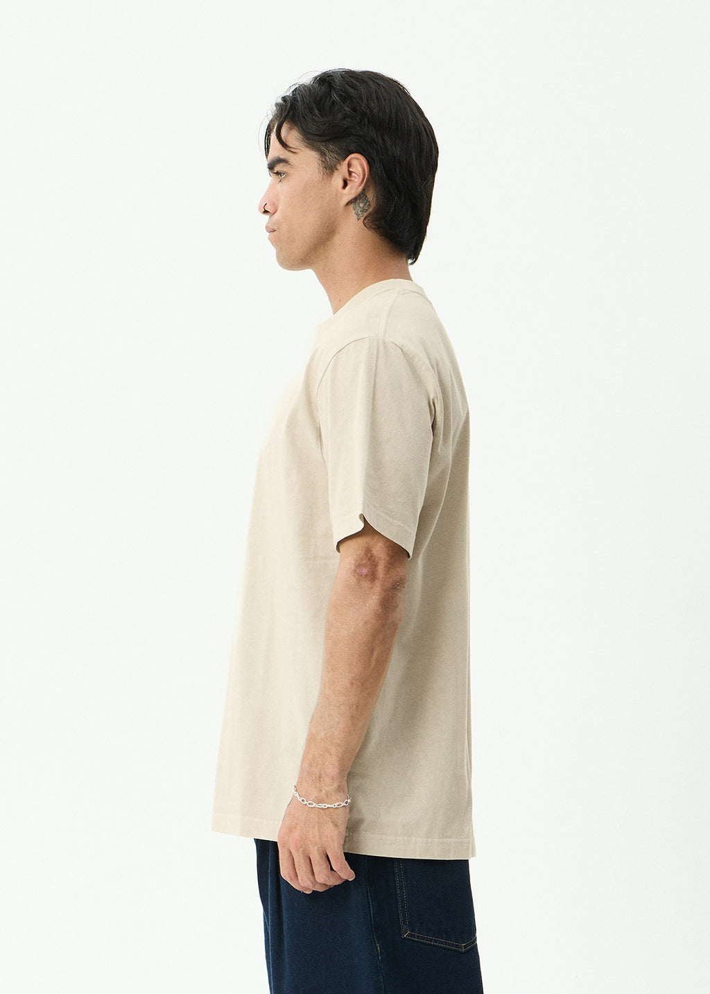 AFENDS Destroyed - Retro Tee - Moonbeam