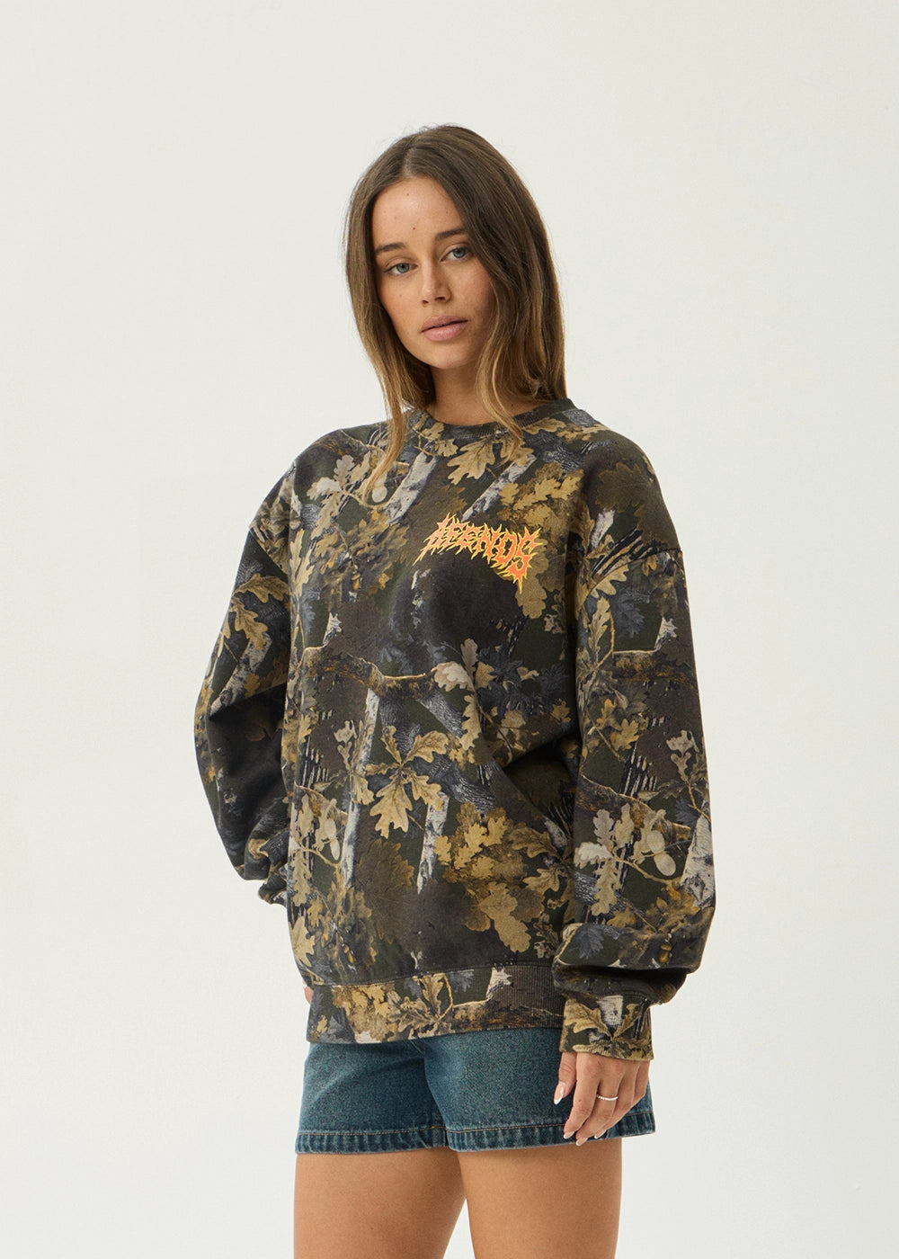 AFENDS Mens Find Me - Crew Neck - Find Me