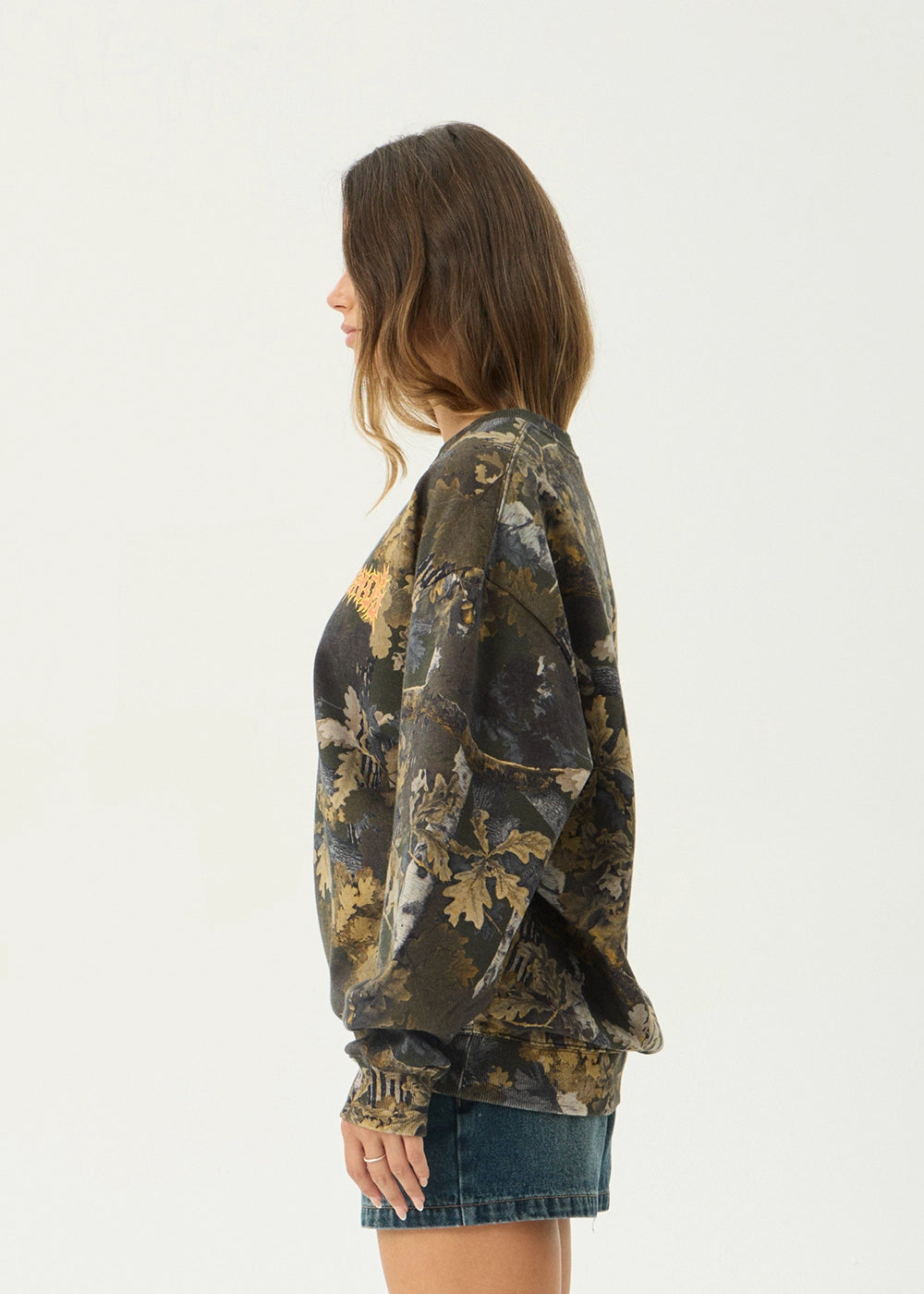 AFENDS Mens Find Me - Crew Neck - Find Me