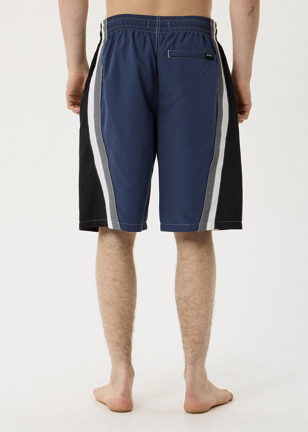 AFENDS Tallows - Swim Short 22" - Black / Blue