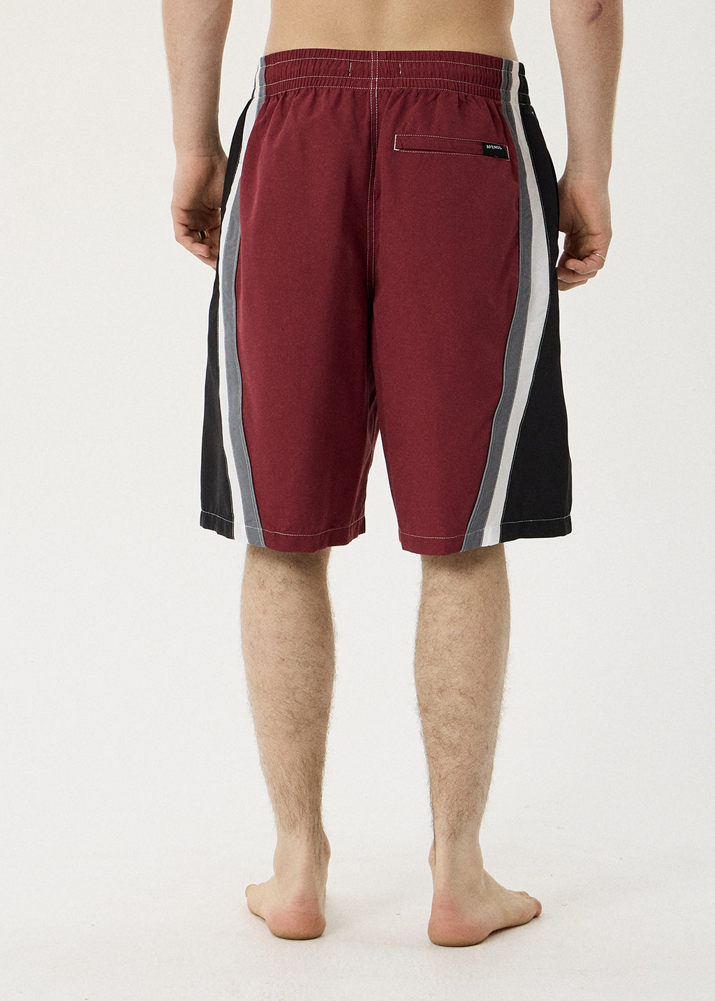 AFENDS Tallows - Swim Short 22" - Burgundy