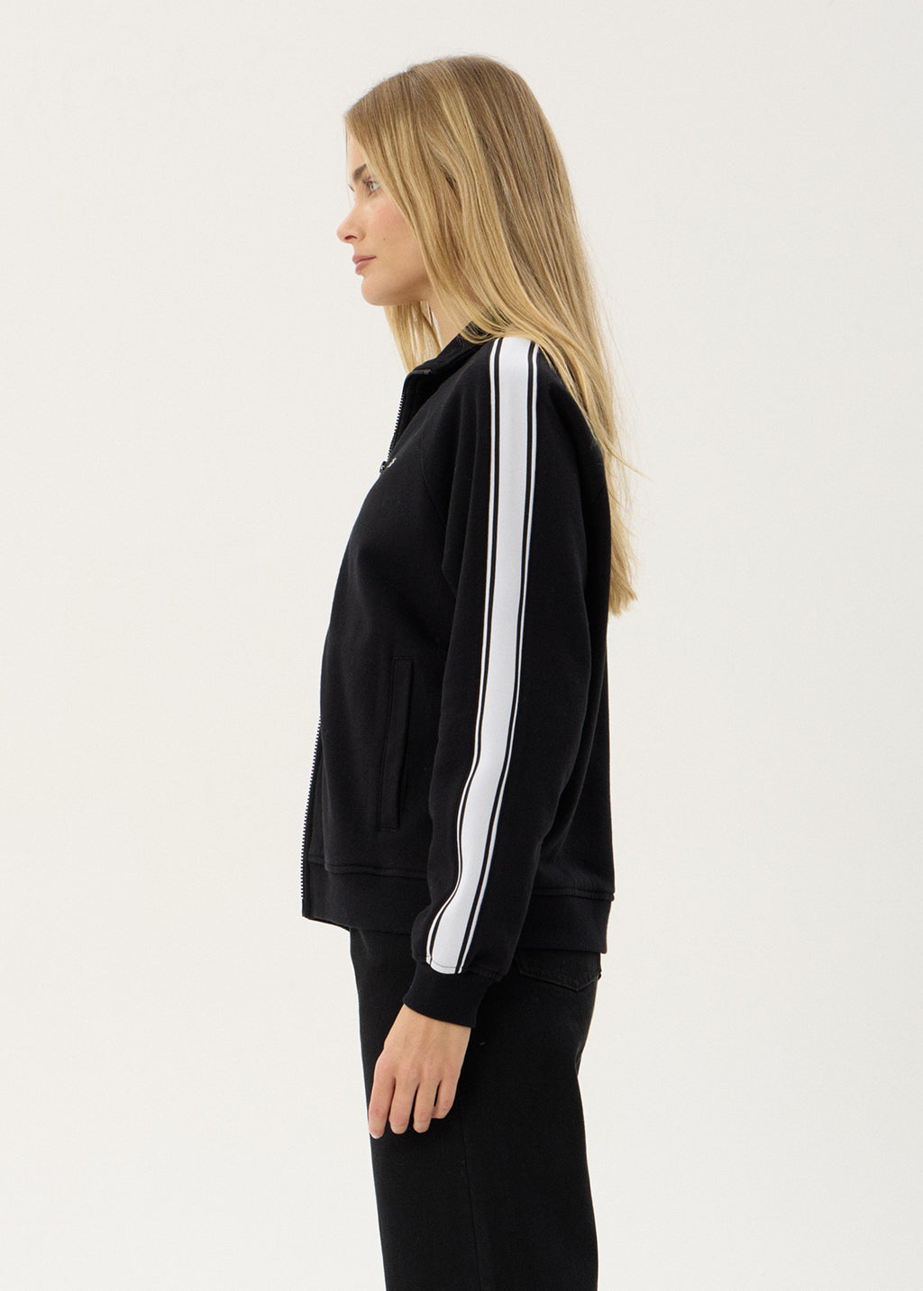 AFENDS Womens Live Now - Track Jacket - Black