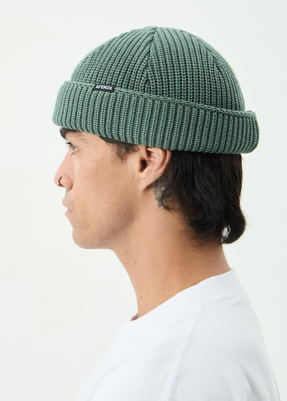 AFENDS Mens Thc - Wharfie Beanie - Sycamore