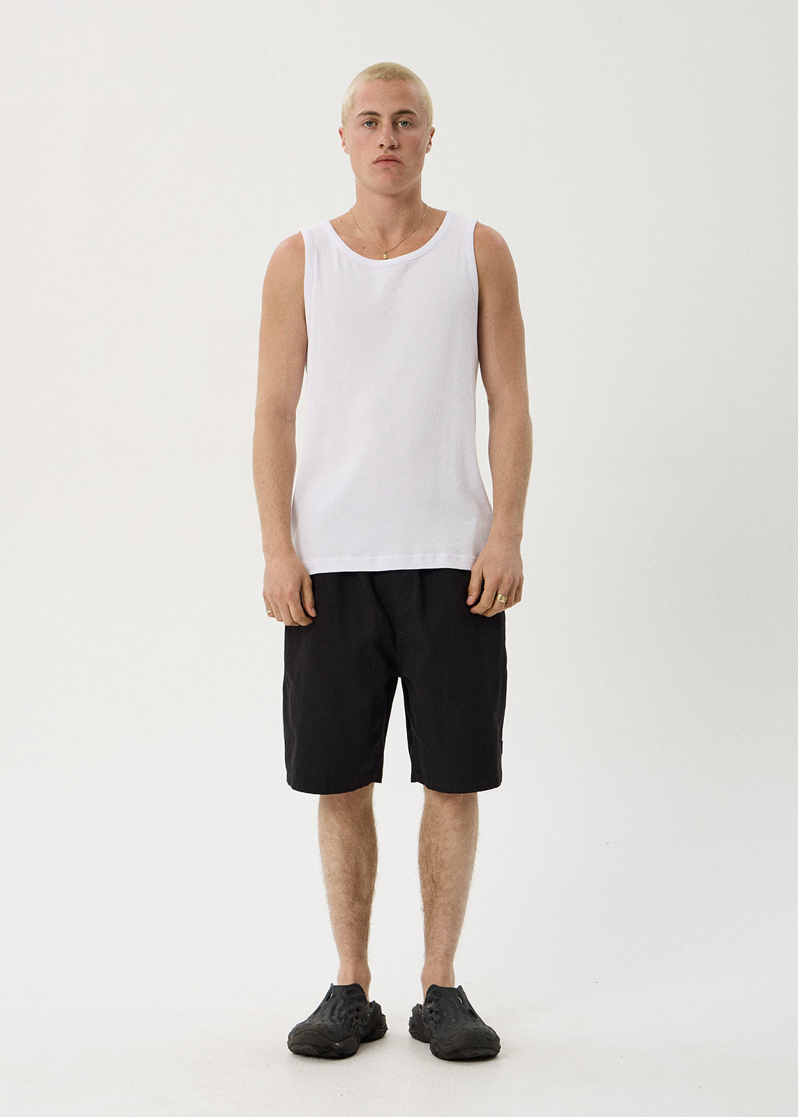 AFENDS Ninety Eights - Oversized Short 21" - Black