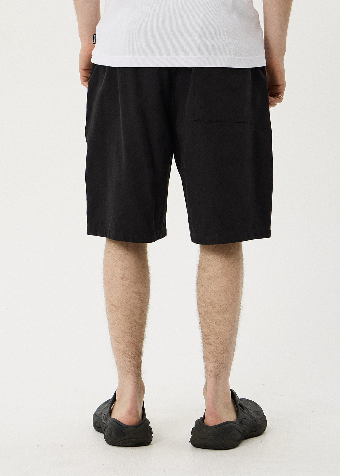 AFENDS Ninety Eights - Oversized Short 21" - Black