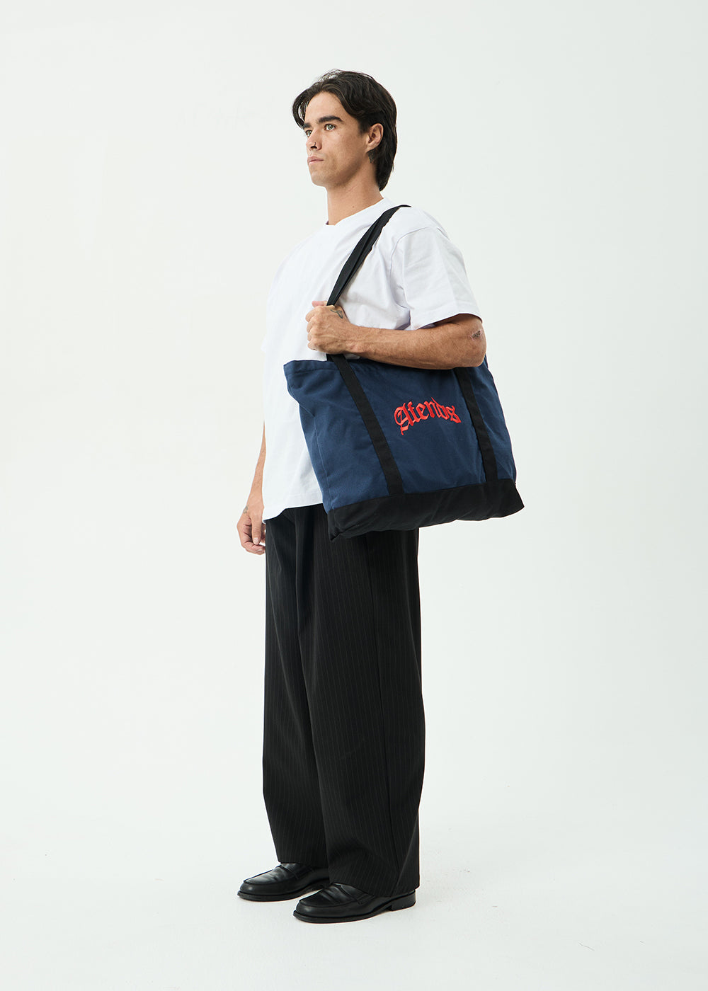 AFENDS Mens Hq - Tote Bag - Navy