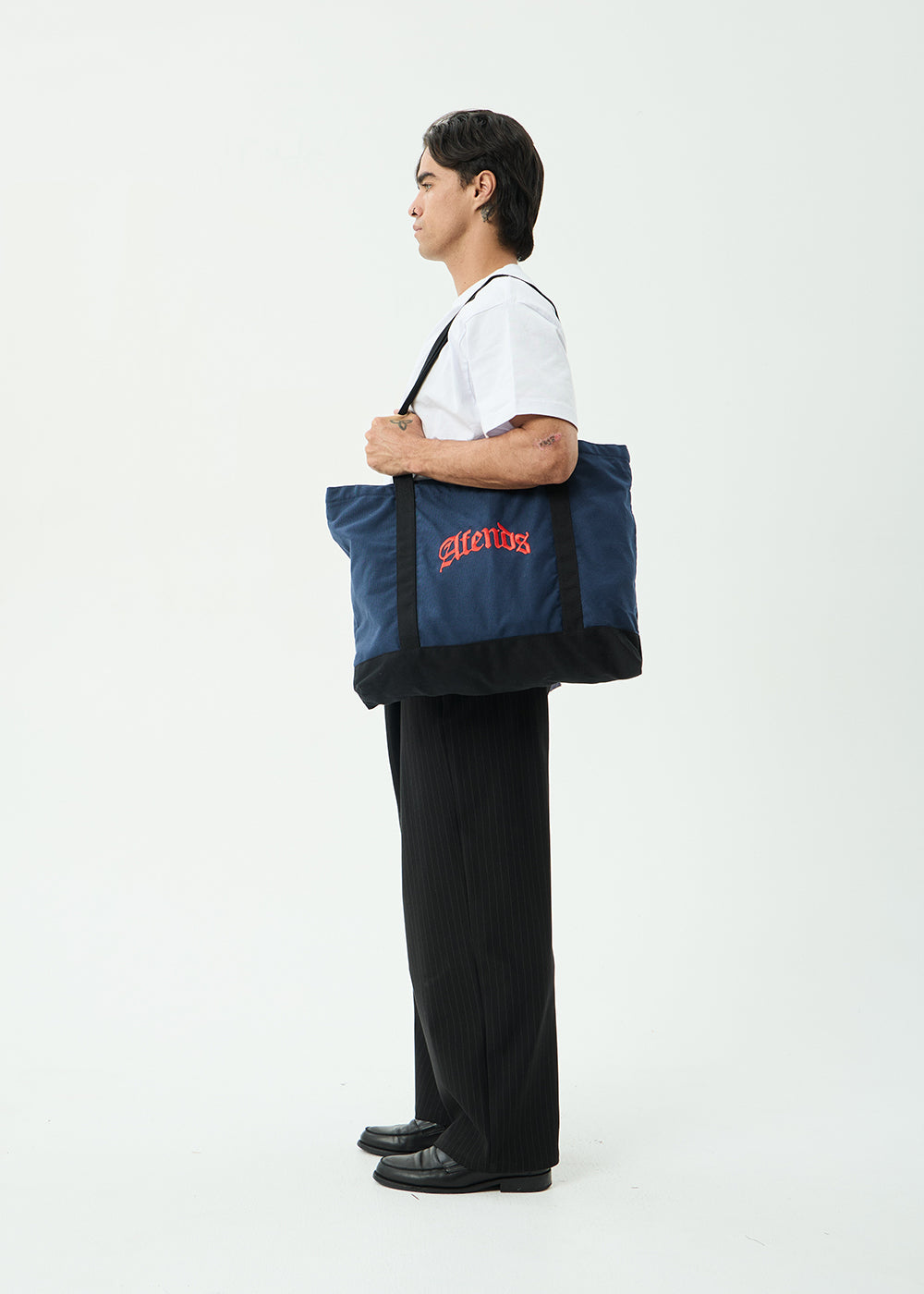 AFENDS Mens Hq - Tote Bag - Navy