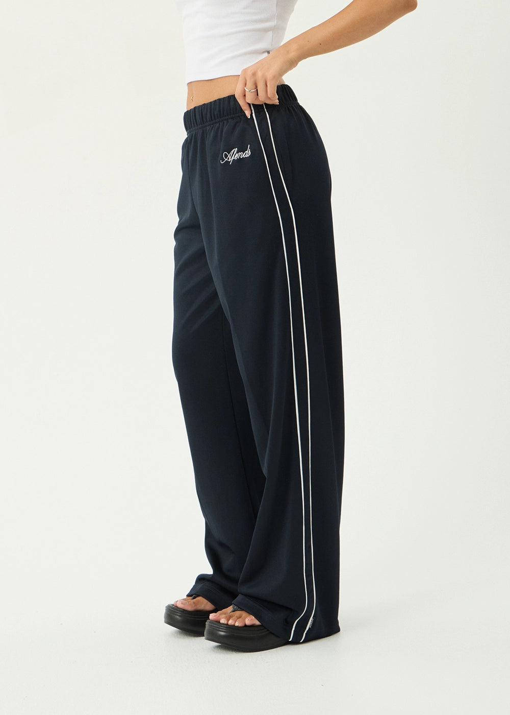 AFENDS Womens Avenue - Track Pant - Navy