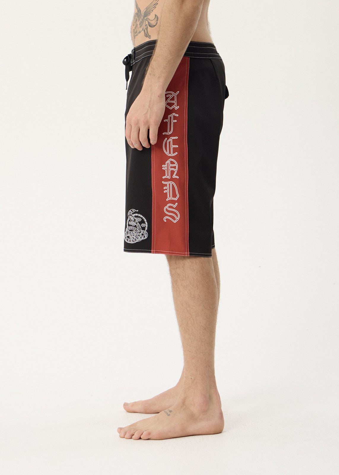 AFENDS Mens Motor - Surf Related V2 Boardshort 22" - Black