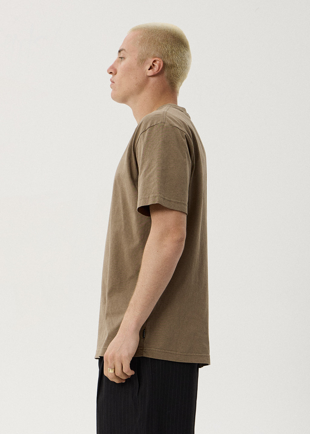 AFENDS Risk - Retro Tee - Vintage Fossil