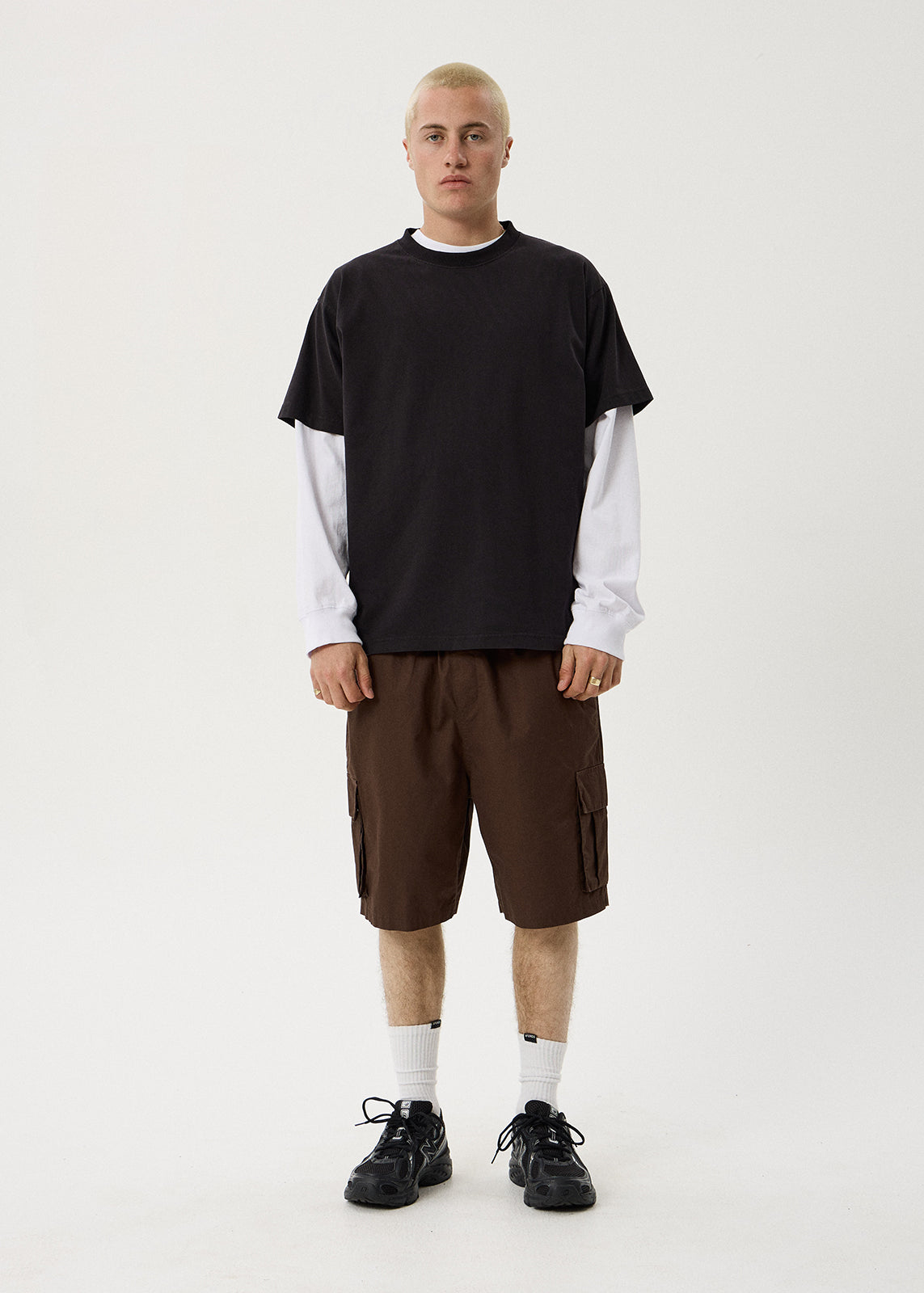 AFENDS Ninety Eights - Oversized Cargo Short 21" - Coffee