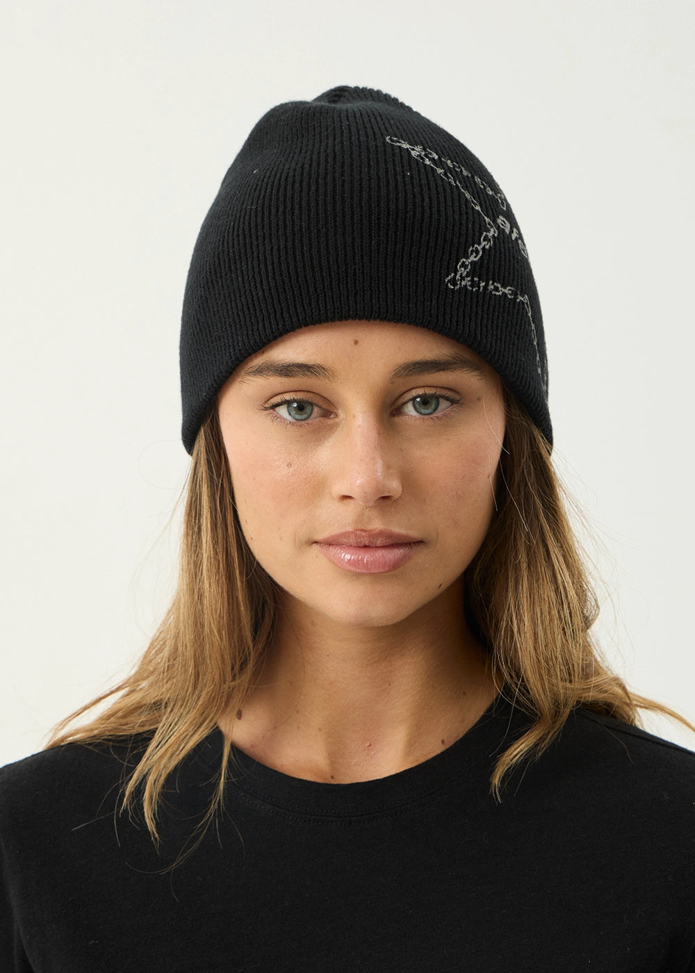 AFENDS Mens Chains - Beanie - Black