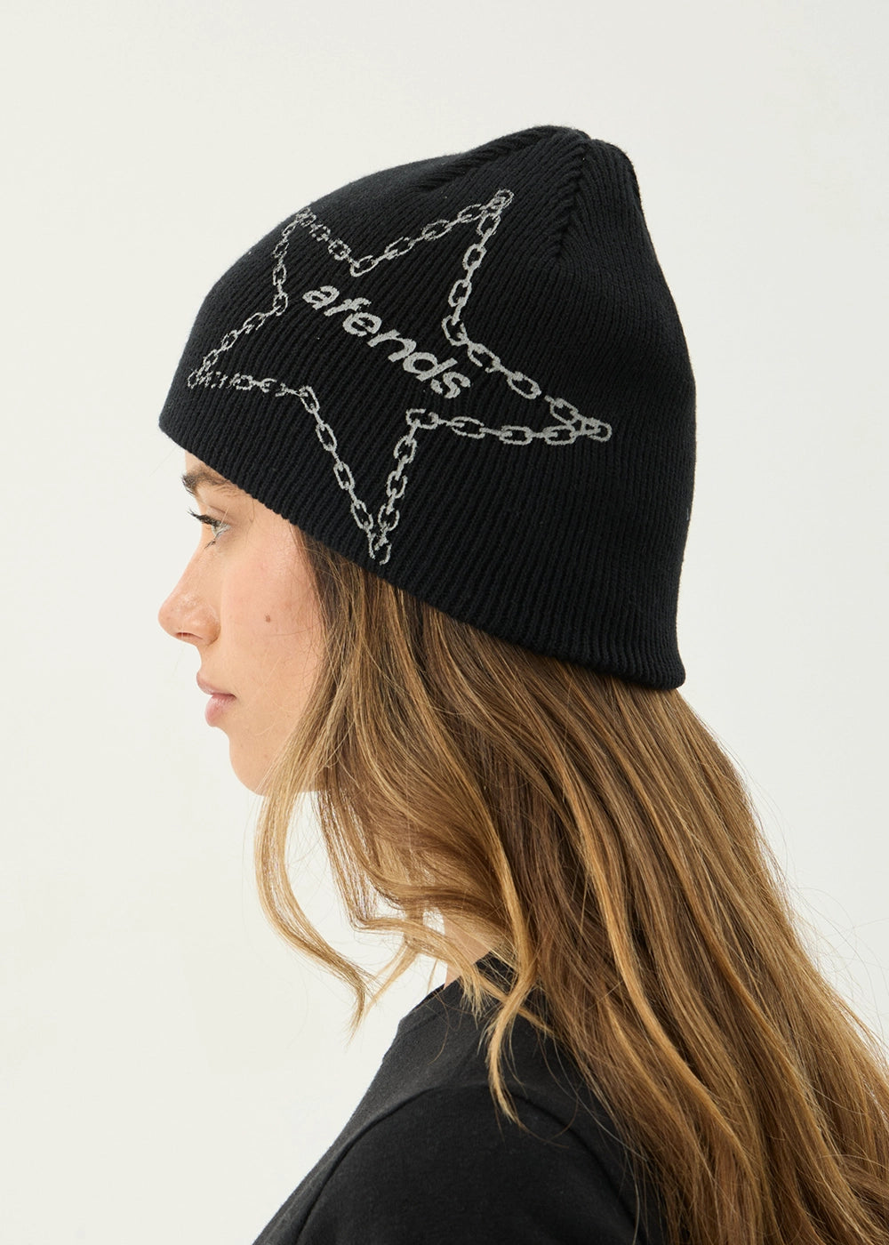 AFENDS Mens Chains - Beanie - Black