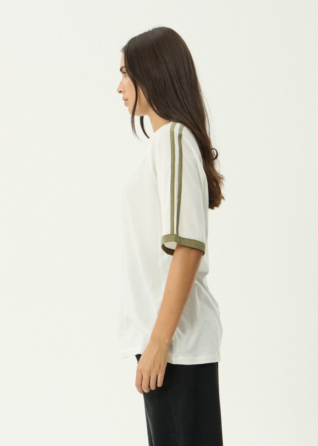 AFENDS Smokeshow - Oversized Raglan Tee - White