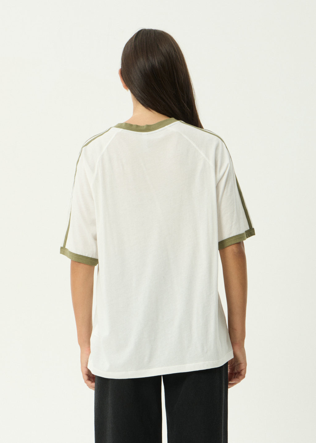 AFENDS Smokeshow - Oversized Raglan Tee - White