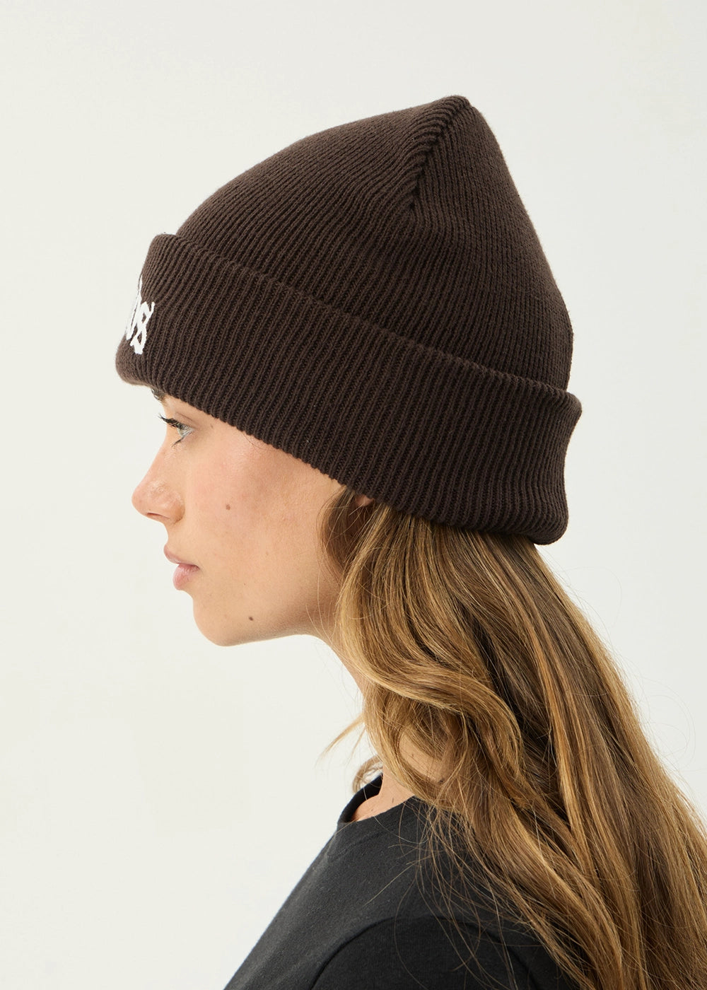 AFENDS Mens Home - Cuffed Beanie - Coffee