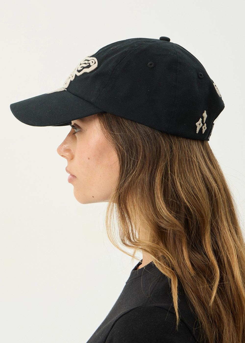 AFENDS Womens Rise - Panelled Cap - Black