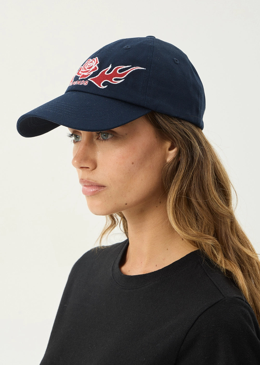 AFENDS Womens Desert Rose - Panelled Cap - Navy