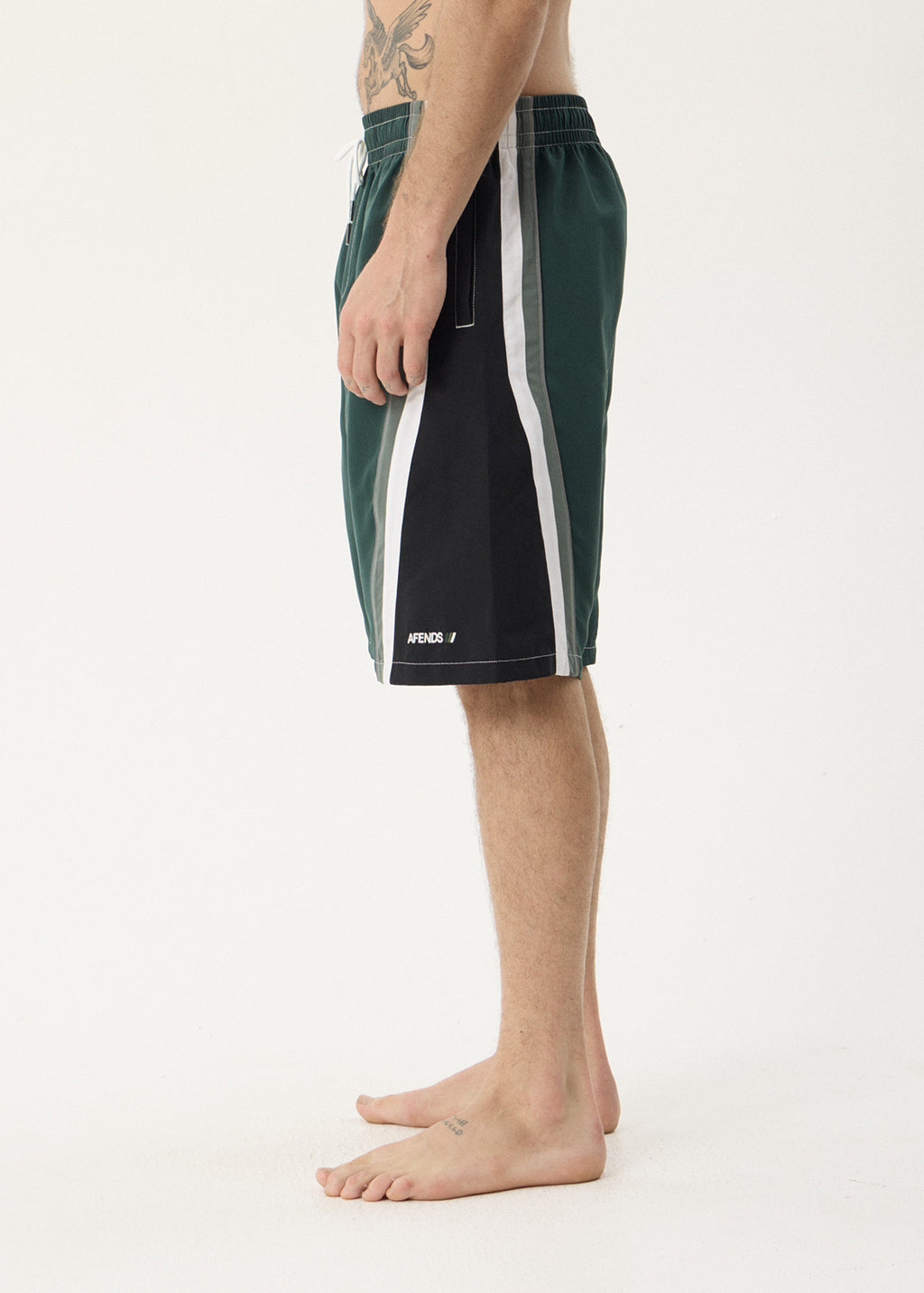 AFENDS Mens Tallows - Swim Short 22" - Pine