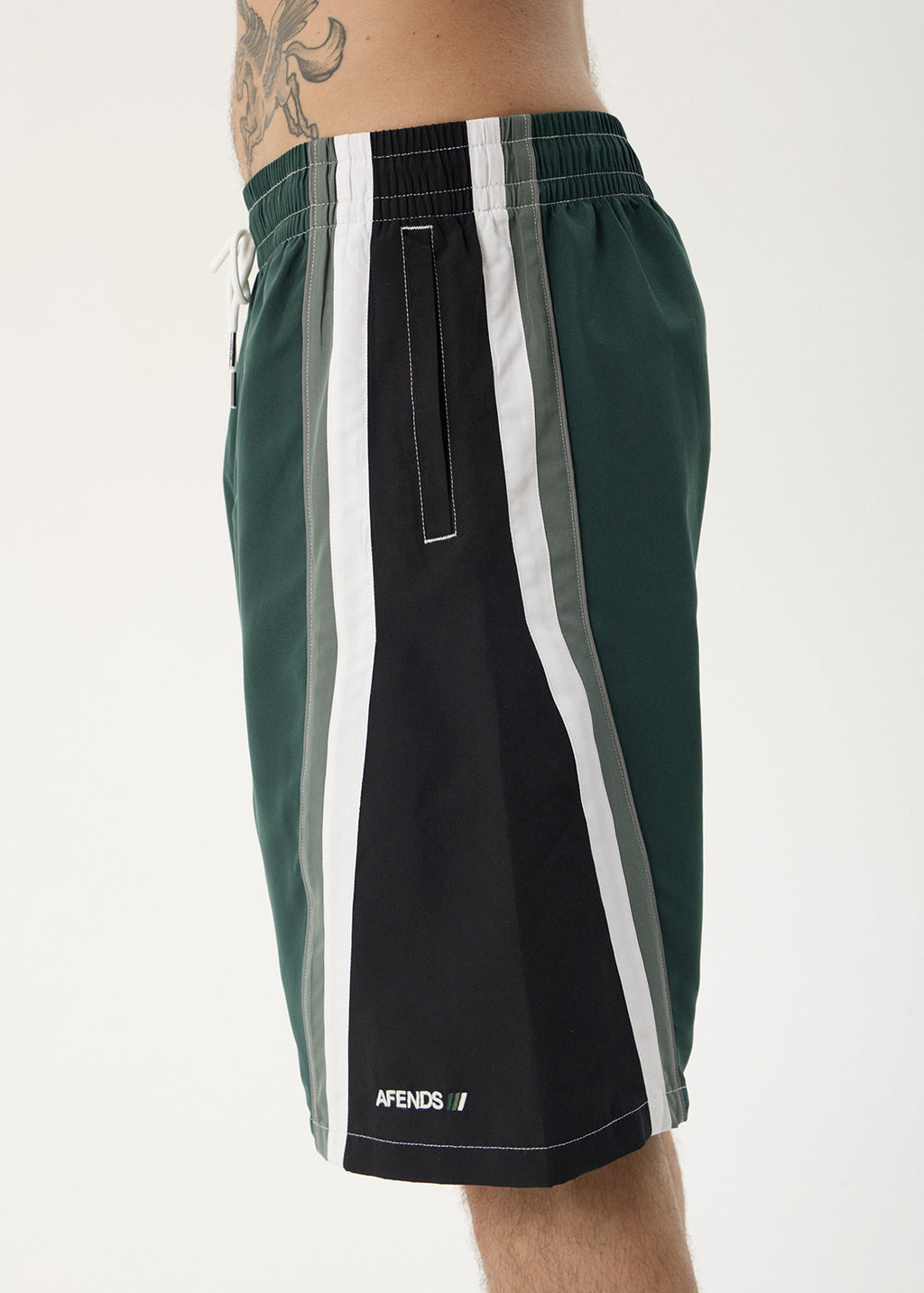 AFENDS Mens Tallows - Swim Short 22" - Pine