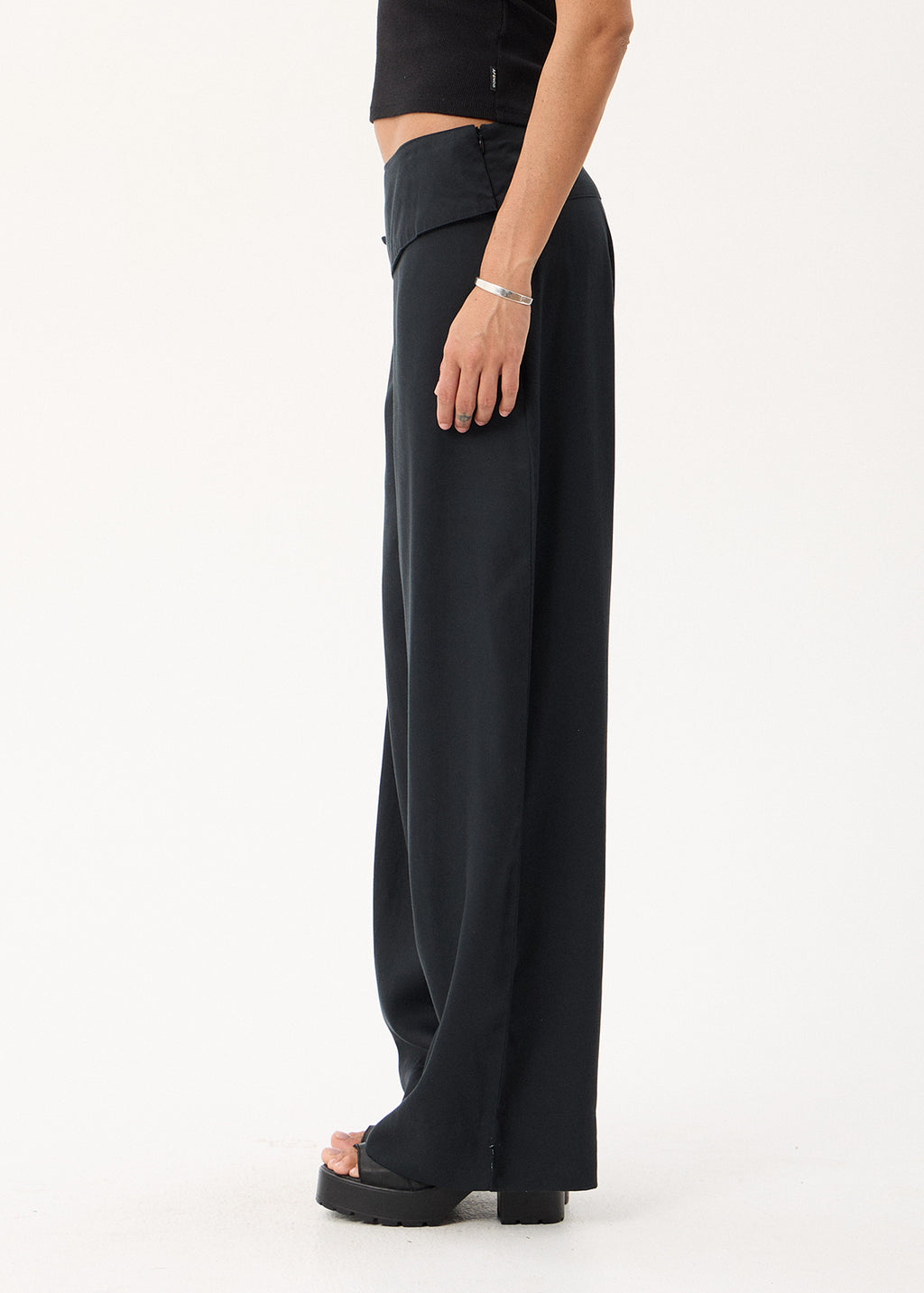 AFENDS Sofia - Wide Leg Pant - Black