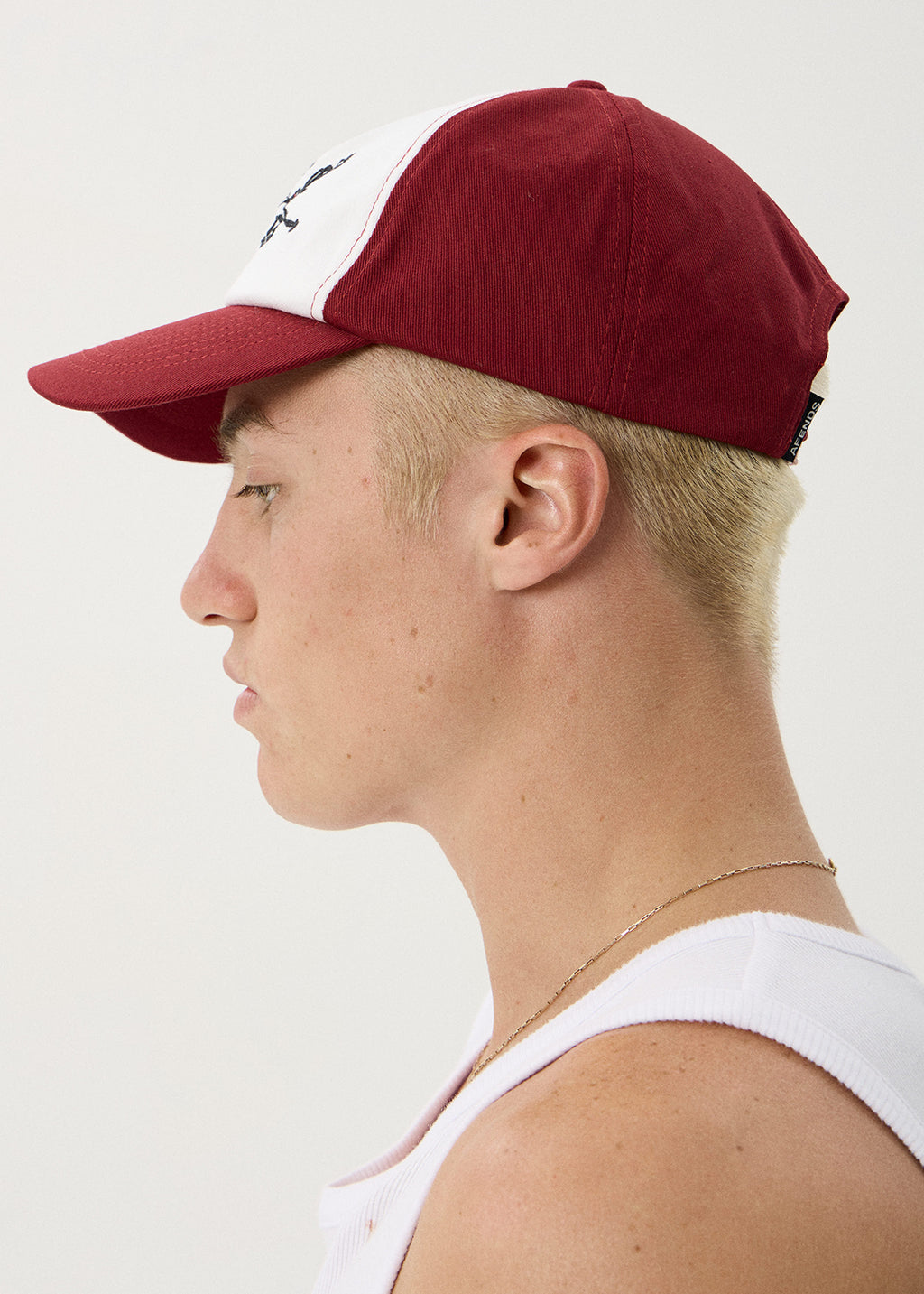 AFENDS Stem - Five Panel Cap - Cherry